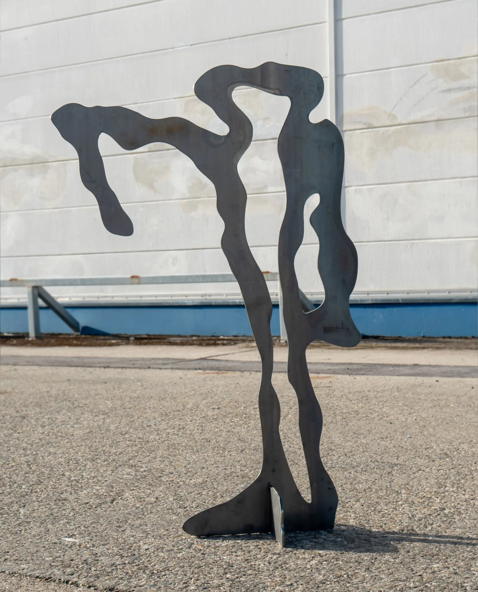 Lou Baltasar Sculptures. Corten steel cuts