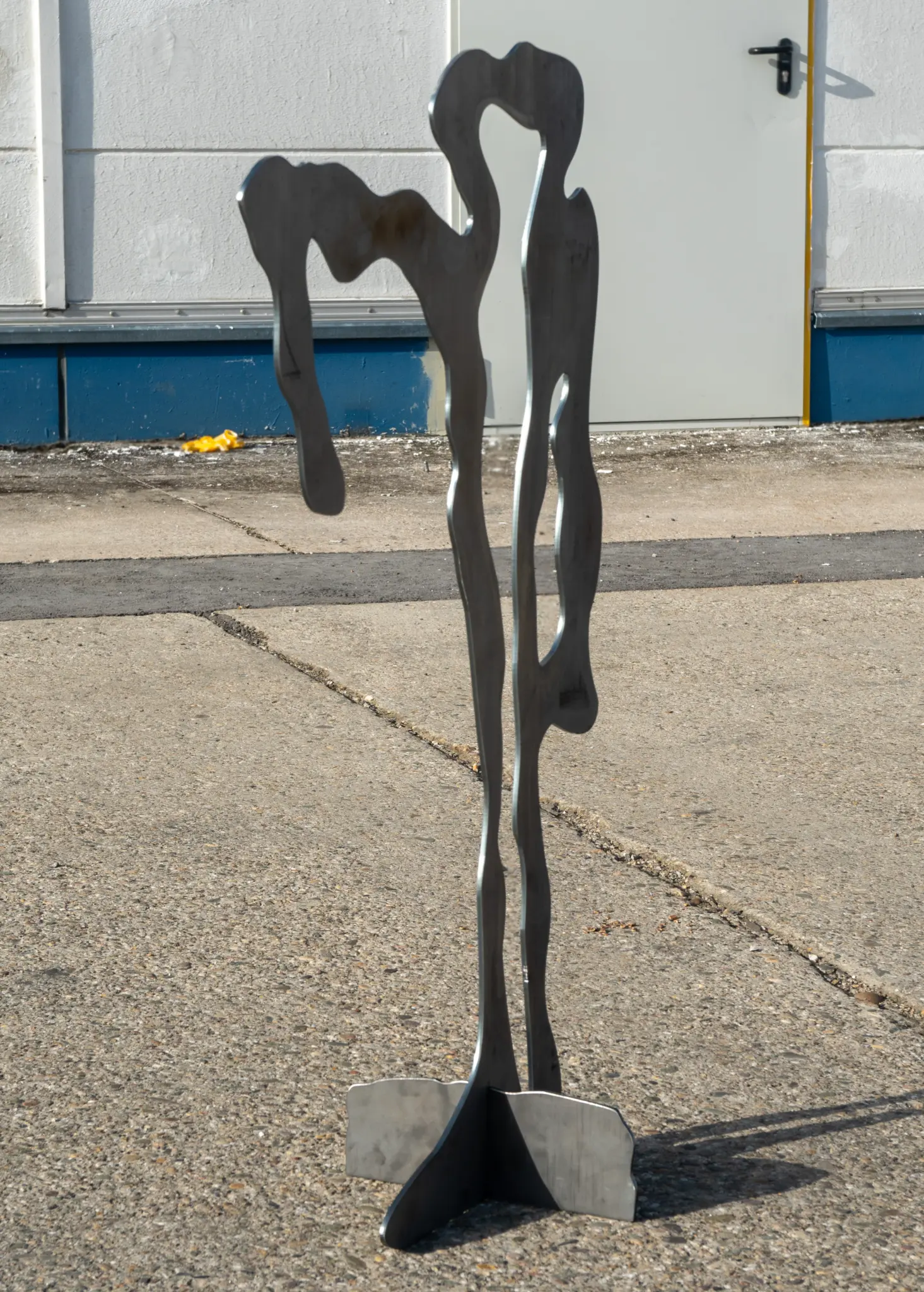 Lou Baltasar Sculptures. Corten steel cuts